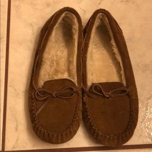 Tan Moccasins women’s 6
